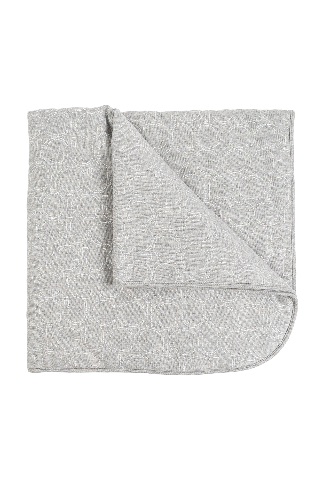 Grey Baby Blanket Gucci Kids - Vitkac GB